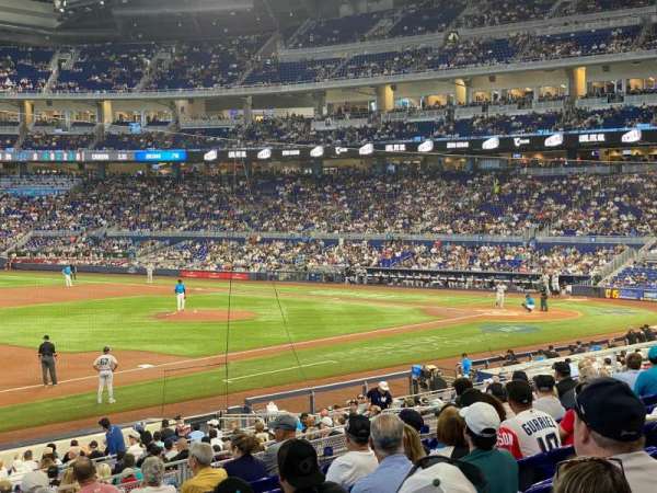 LoanDepot Park, section: 23, row: 9, seat: 1