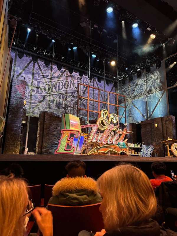 Stephen Sondheim Theatre, section: Orchestra L, row: D, seat: 3