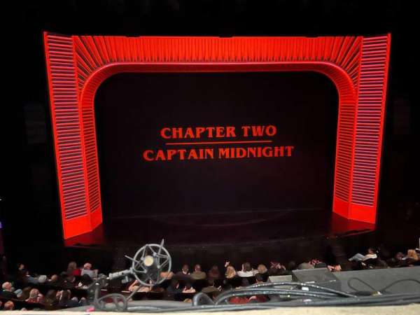 Marquis Theatre, section: Mezzanine C, row: A, seat: 106
