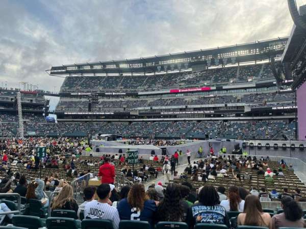 Lincoln Financial Field, section: 123, row: 8, seat: 14