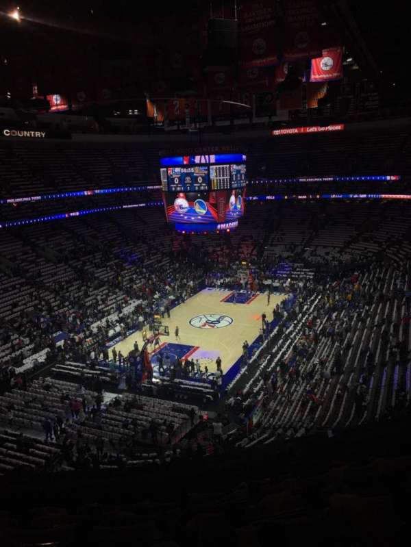 Xfinity Mobile Arena, section: 209, row: 7, seat: 8