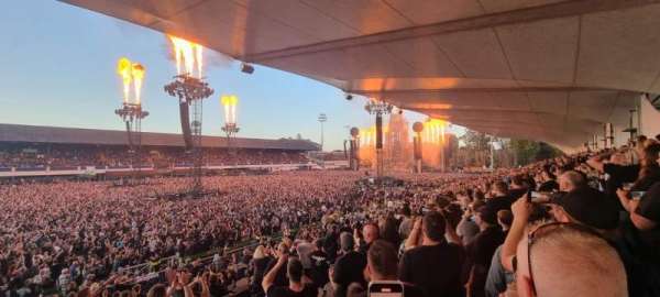 RDS Arena, section: M, row: V, seat: 11