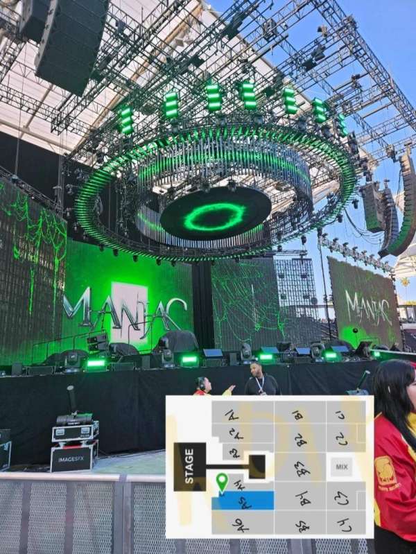 BMO Stadium, section: Floor A5, row: 6, seat: 2