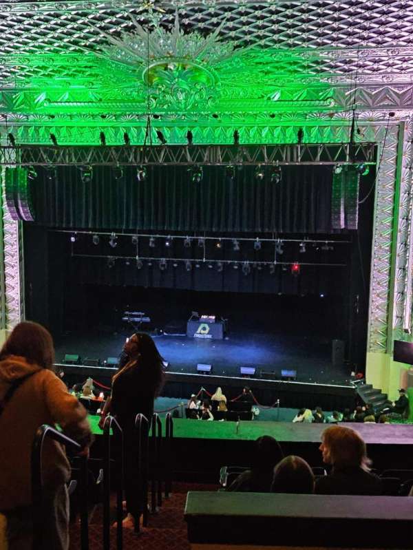Saban Theatre, section: Balcony Right Front, row: A, seat: 4