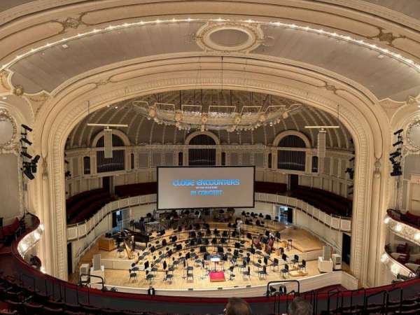 Orchestra Hall, Chicago, section: Lower Balcony Center Left, row: I, seat: 105