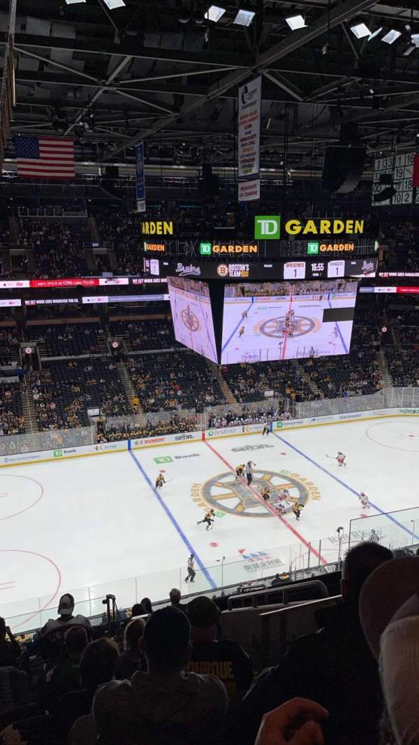 TD Garden, section: 318, row: 11, seat: 5