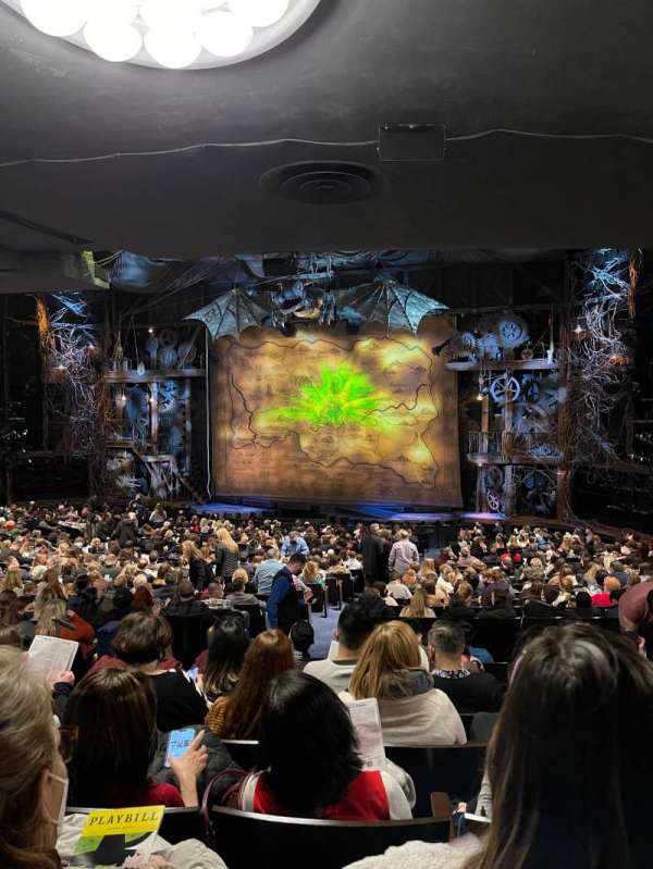 Gershwin Theatre, section: Orchestra R, row: X, seat: 10