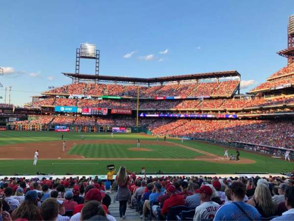 Citizens Bank Park, section: 131, row: 26, seat: 1