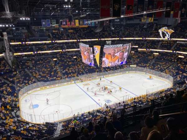 Bridgestone Arena, section: 203, row: J, seat: 16