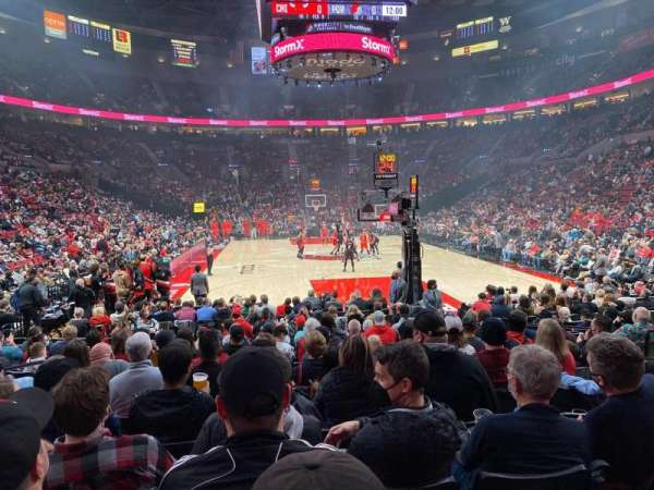 Moda Center, section: 118, row: A, seat: 7