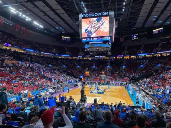 Moda Center, section: 117, row: G, seat: 4