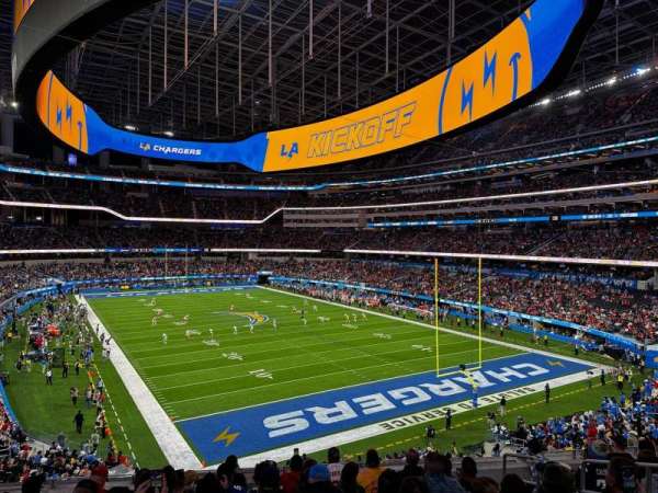 SoFi Stadium, section: 229, row: 9, seat: 7