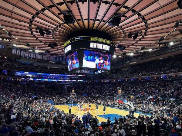 Madison Square Garden, section: 110, row: 10, seat: 13