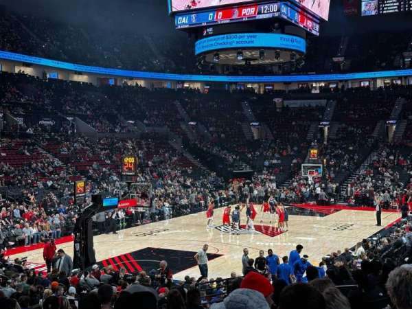 Moda Center, section: 105, row: L, seat: 8
