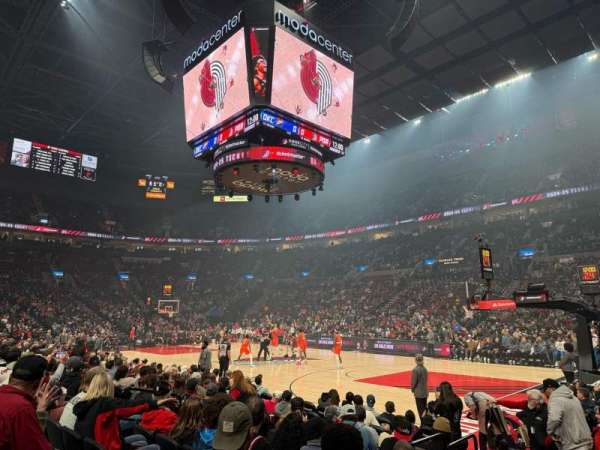 Moda Center, section: 110, row: E, seat: 8