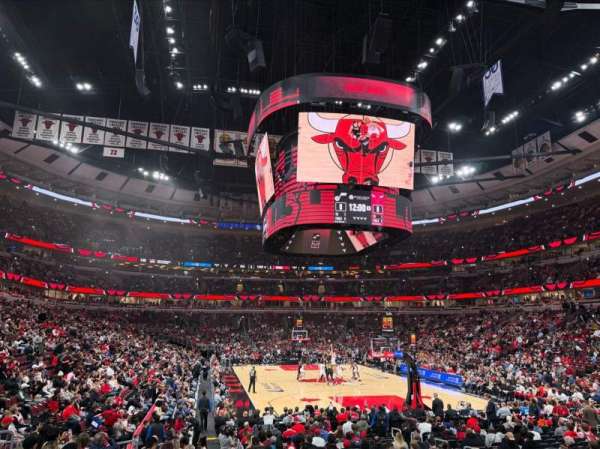 United Center, section: 107, row: 12, seat: 10