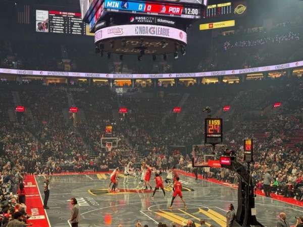 Moda Center, section: 119, row: E, seat: 3