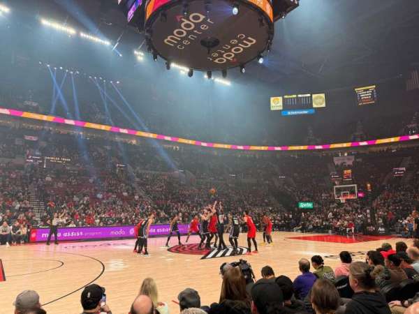 Moda Center, section: 113, row: EE, seat: 6