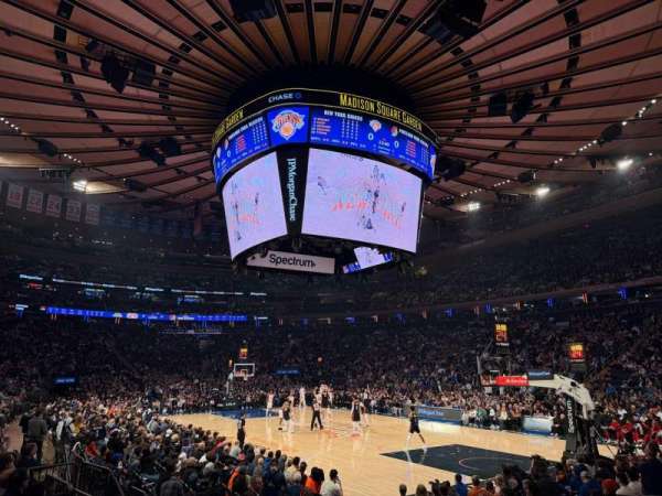 Madison Square Garden, section: 120, row: 5, seat: 1