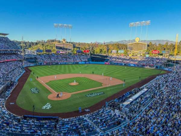 Dodger Stadium, section: 4RS, row: A, seat: 12