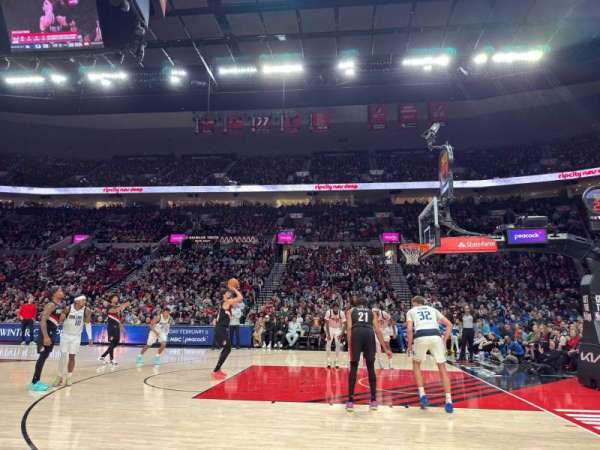 Moda Center, section: 111, row: BB, seat: 12