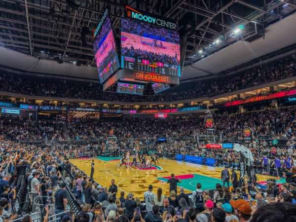 Moody Center, section: 102, row: JJ, seat: 9