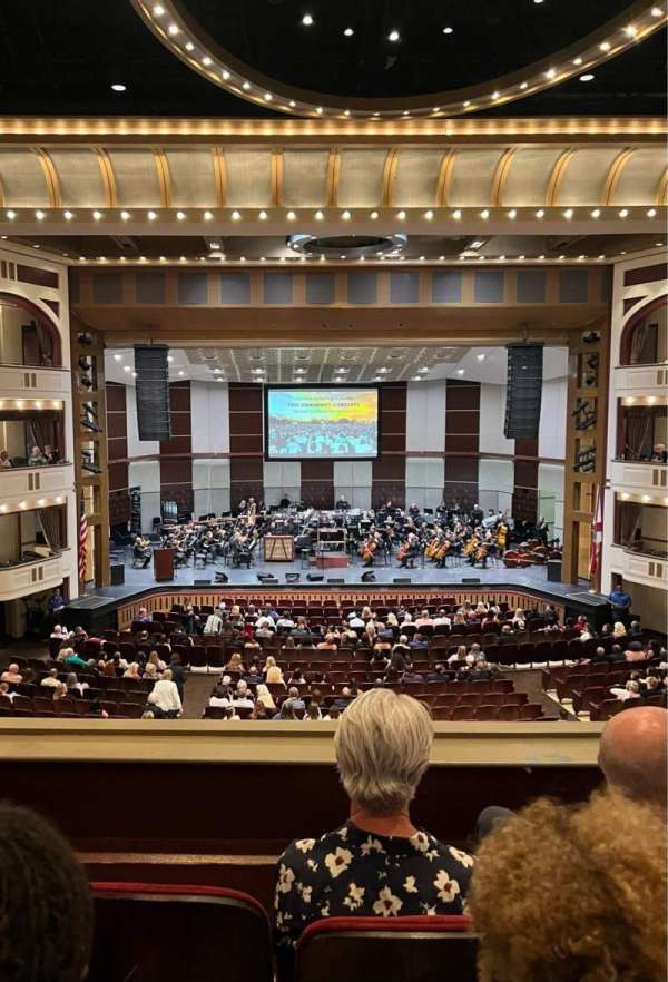 Mahaffey Theatre, section: Dress Circle B, row: 3, seat: 22