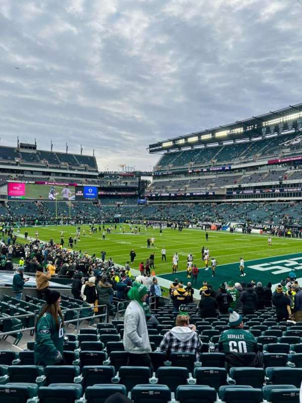 Lincoln Financial Field, section: 126, row: 20, seat: 10