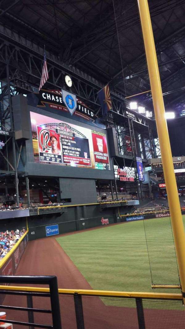 Chase Field, section: 136, row: 26, seat: 18