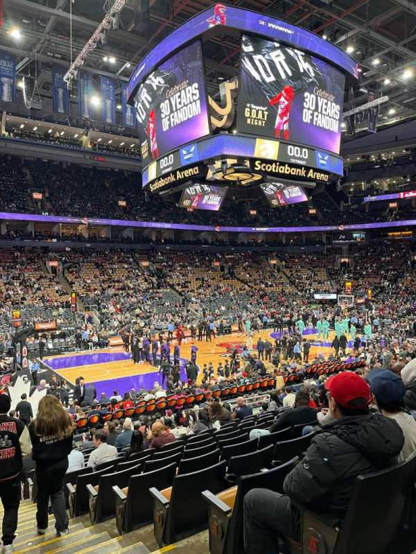Scotiabank Arena, section: 110, row: 17, seat: 01