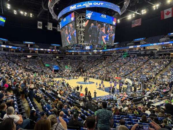 Target Center, section: 126, row: N, seat: 5