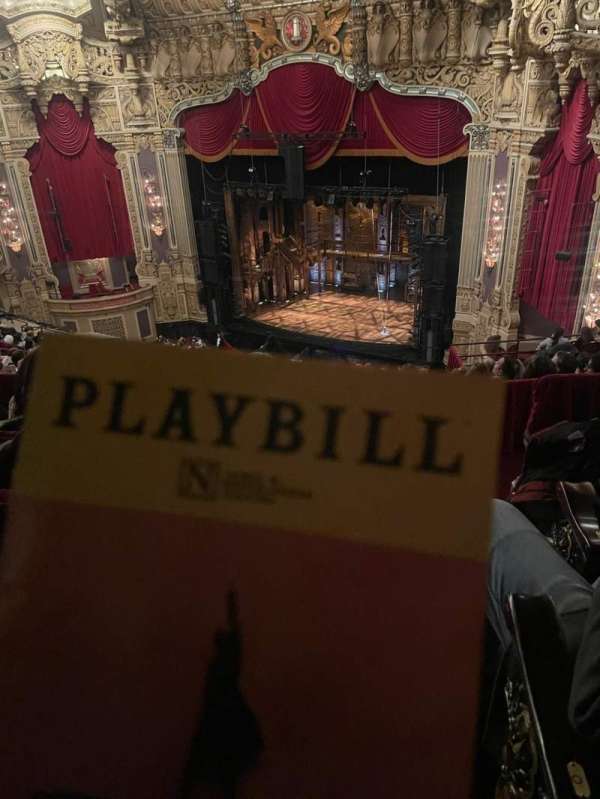 James M. Nederlander Theatre, section: Balcony FR, row: P, seat: 380