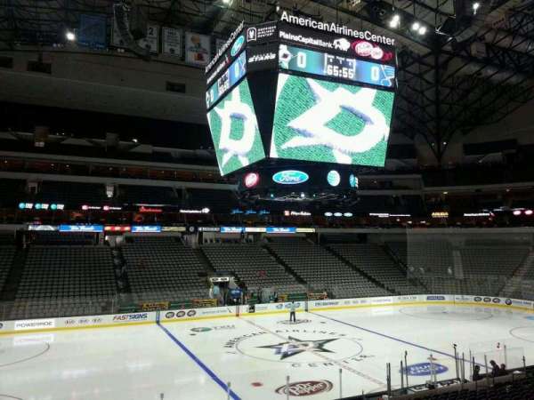 American Airlines Center, section: 108, row: V, seat: 10