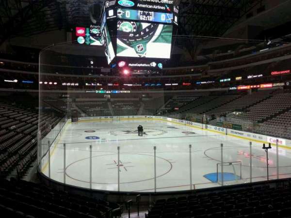 American Airlines Center, section: 101, row: O, seat: 20