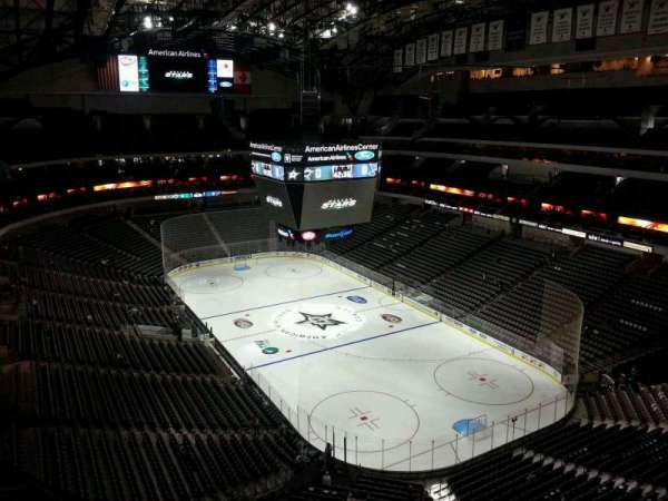 American Airlines Center, section: 321, row: J, seat: 4