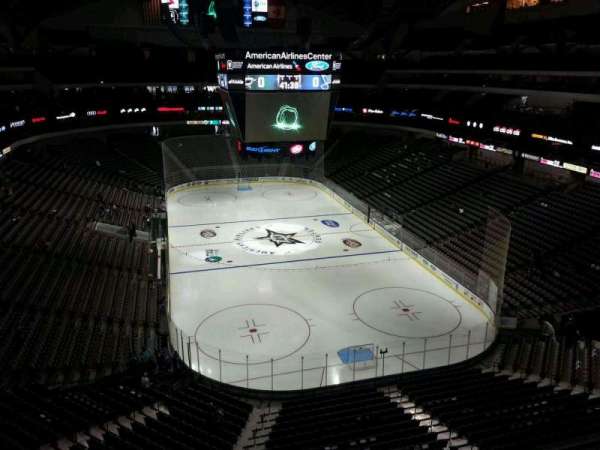 American Airlines Center, section: 319, row: A, seat: 13
