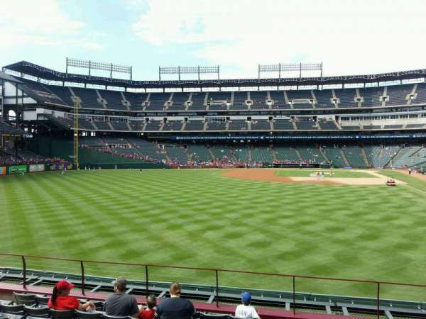 Globe Life Park in Arlington, section: 6, row: 9, seat: 10