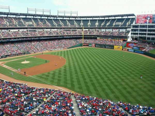 Globe Life Park in Arlington, section: 341, row: 1, seat: 4