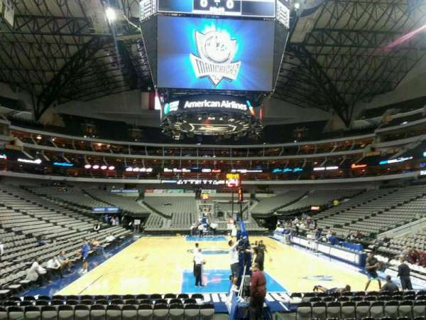 American Airlines Center, section: 101, row: A, seat: 3