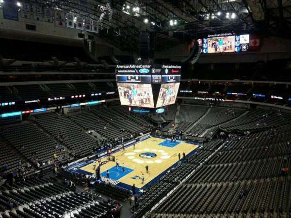 American Airlines Center, section: 315, row: A, seat: 4