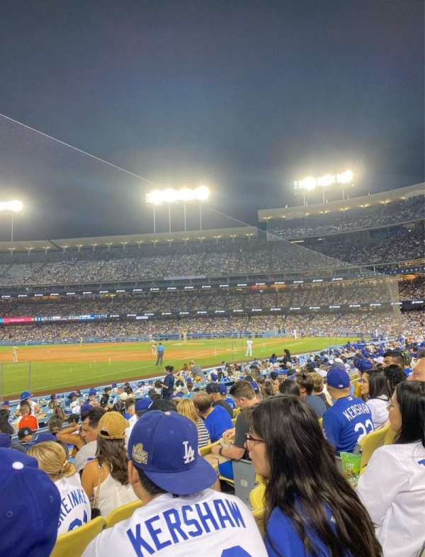 Dodger Stadium, section: 41FD, row: J, seat: 4
