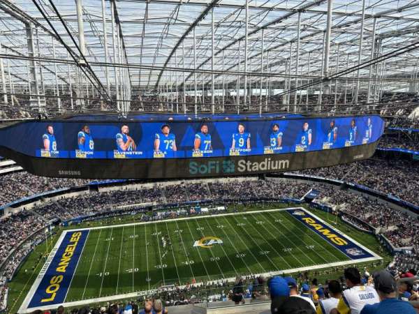 SoFi Stadium, section: 512, row: 14, seat: 6