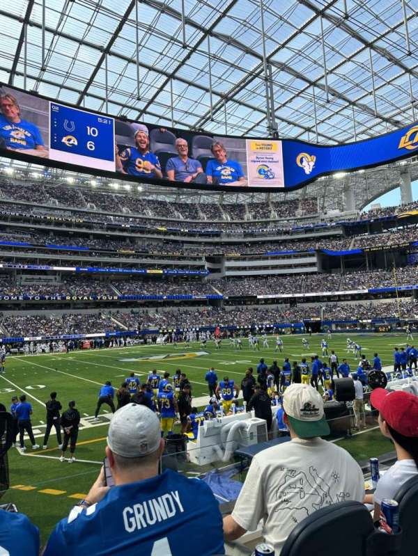 SoFi Stadium, section: C130, row: 3, seat: 20