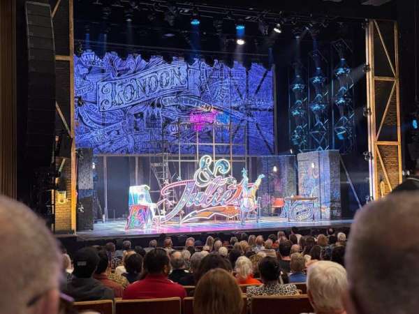 Ahmanson Theatre, section: Orchestra, row: R, seat: 46