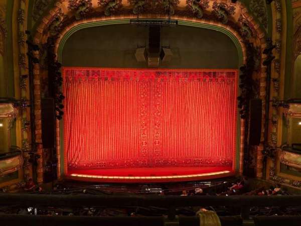 New Amsterdam Theatre, section: Mezzanine C, row: BB, seat: 111