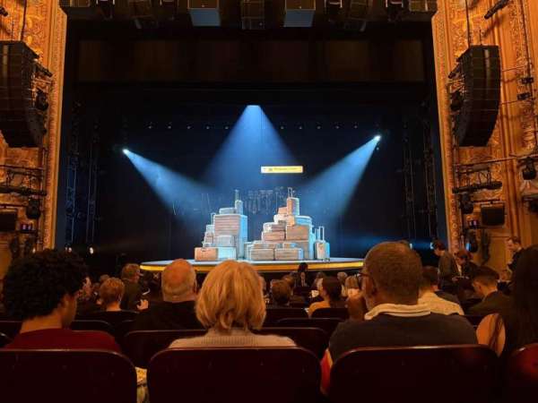 Longacre Theatre, section: Orchestra C, row: M, seat: 108