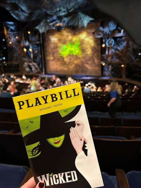 Gershwin Theatre, section: Orchestra R, row: U, seat: 30