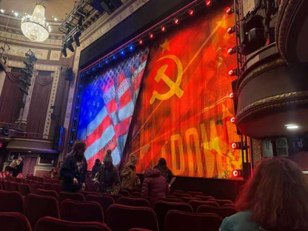 Imperial Theatre, section: Orchestra R, row: G, seat: 18