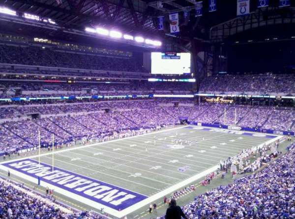 Lucas Oil Stadium, section: 422, row: 7, seat: 7