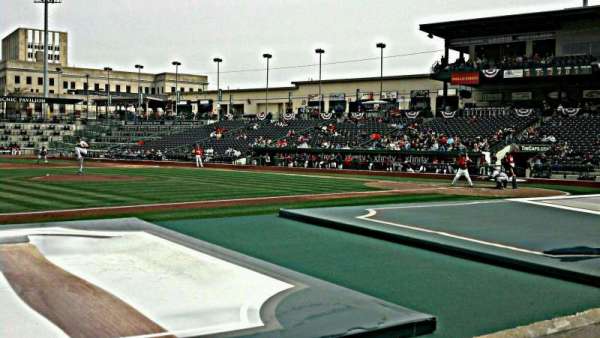 Parkview Field, section: 113, row: G, seat: 9